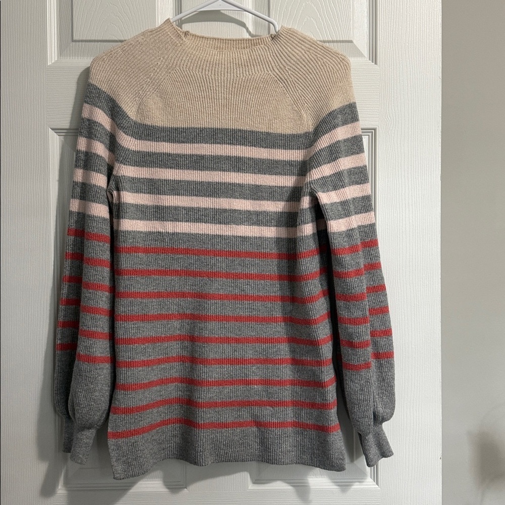 LOFT Cream Knit Sweater